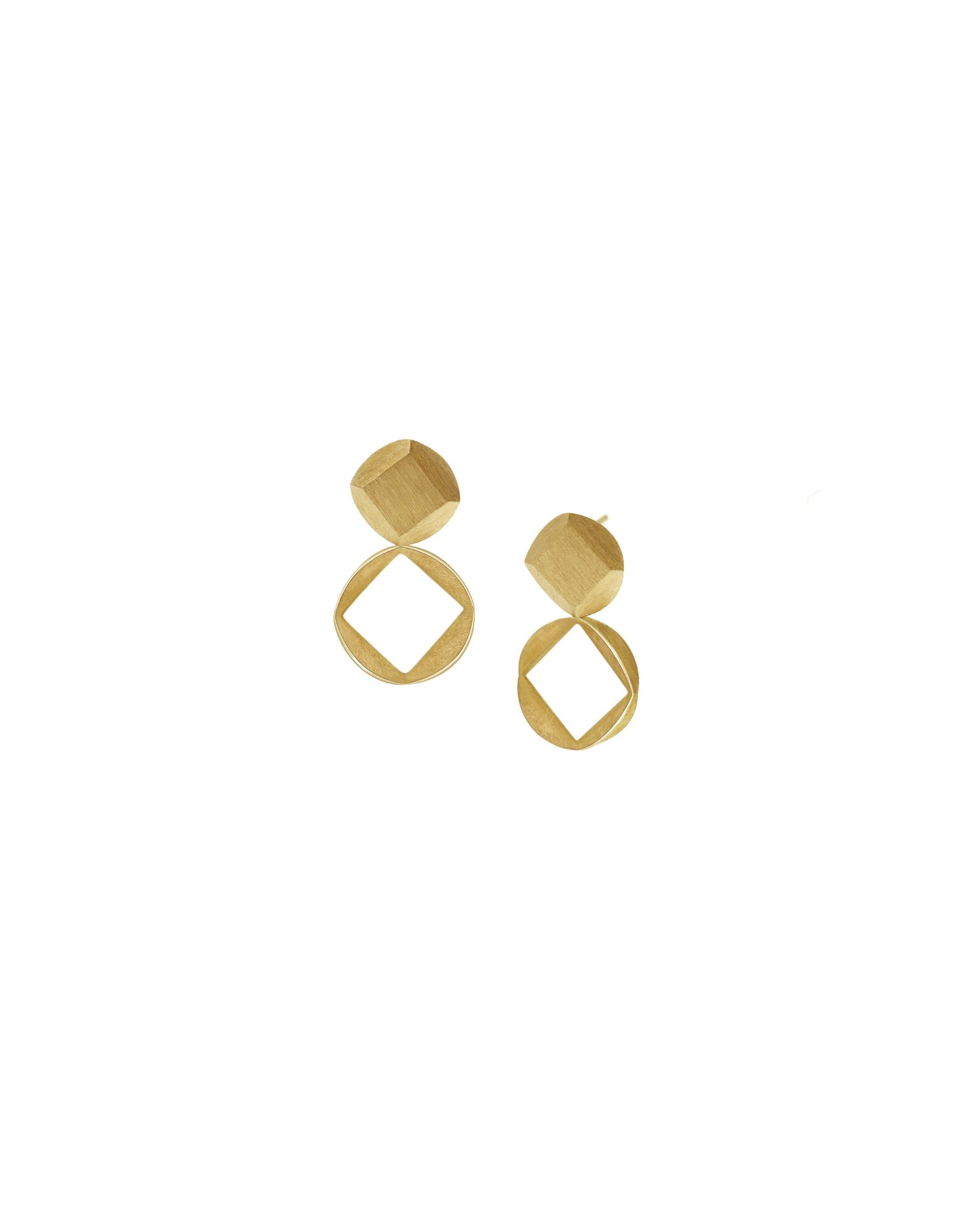 Inverted Square Earrings