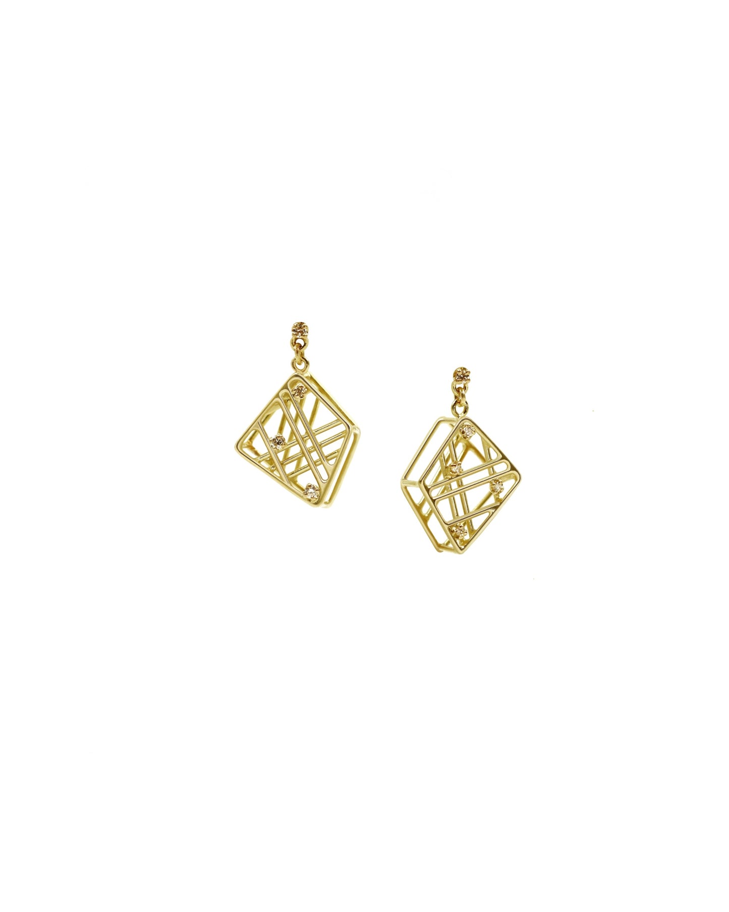 Cascaded Fractal Earrings
