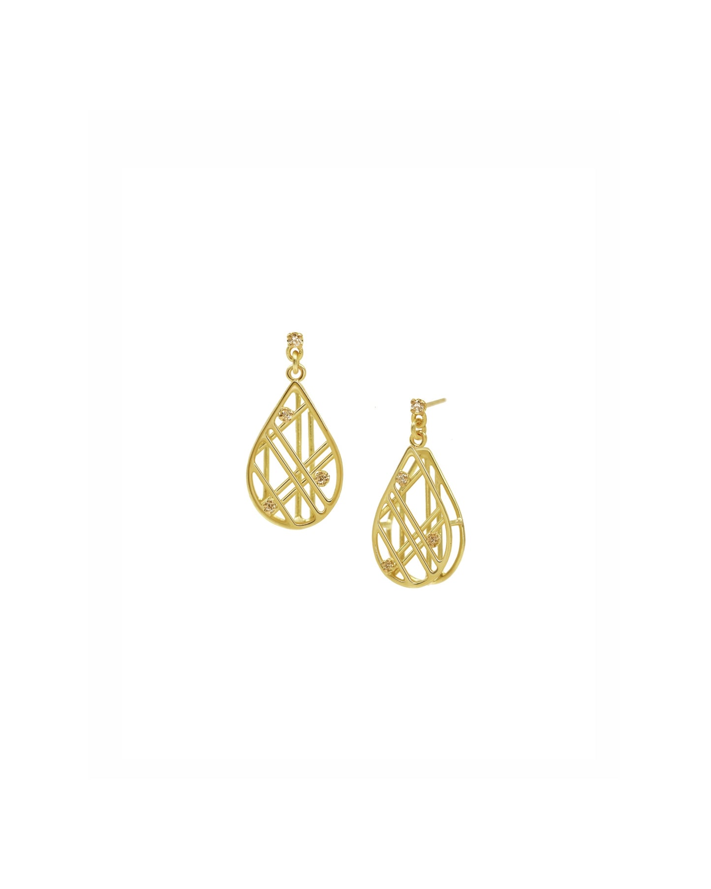 Mini Cascaded Drop Earrings