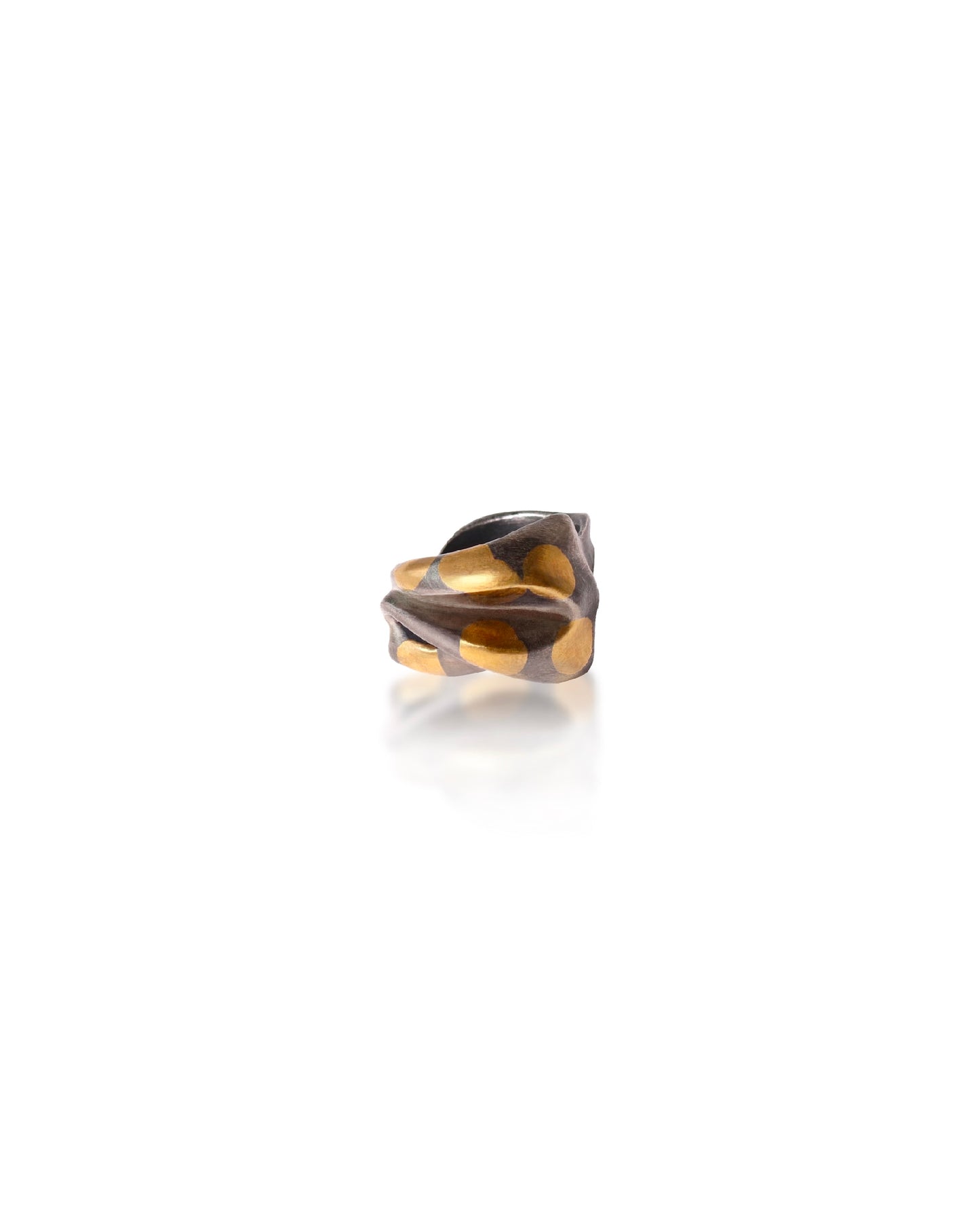 "Swirling Flow"(Oxidized) Ring